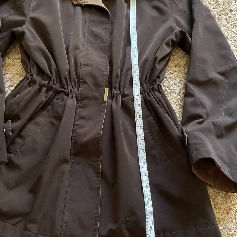 Liz Claiborne Vintage Brown Utility Jacket Women's Large - Collared - Picture 7 of 15